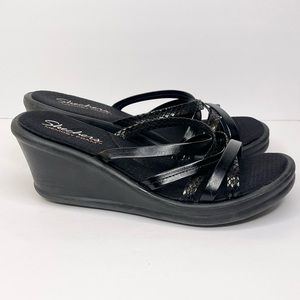 Sketcher’s Memory Foam Cali Rumblers Wedge Sandals